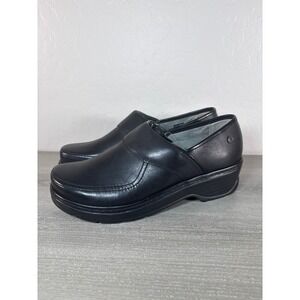Klogs Footwear Sonora Black Leather Professional Non-Slip Clogs Womens 11 M NEW